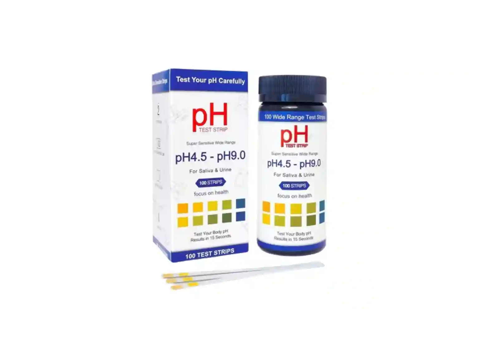 pH Test Strip Saliva and Urine