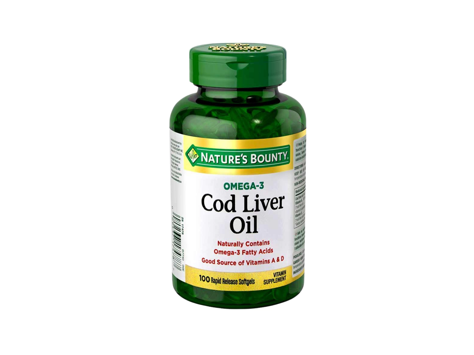 Nature's Bounty COD Liver Oil/Omega 3 - 100 Softgels