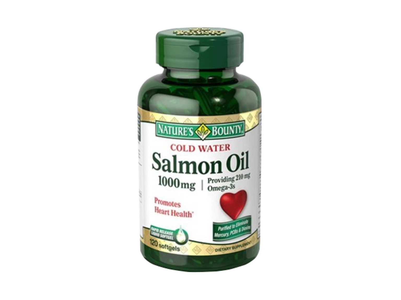 Nature's Bounty Salmon Oil 1000mg Omega 3 - 120 Softgels