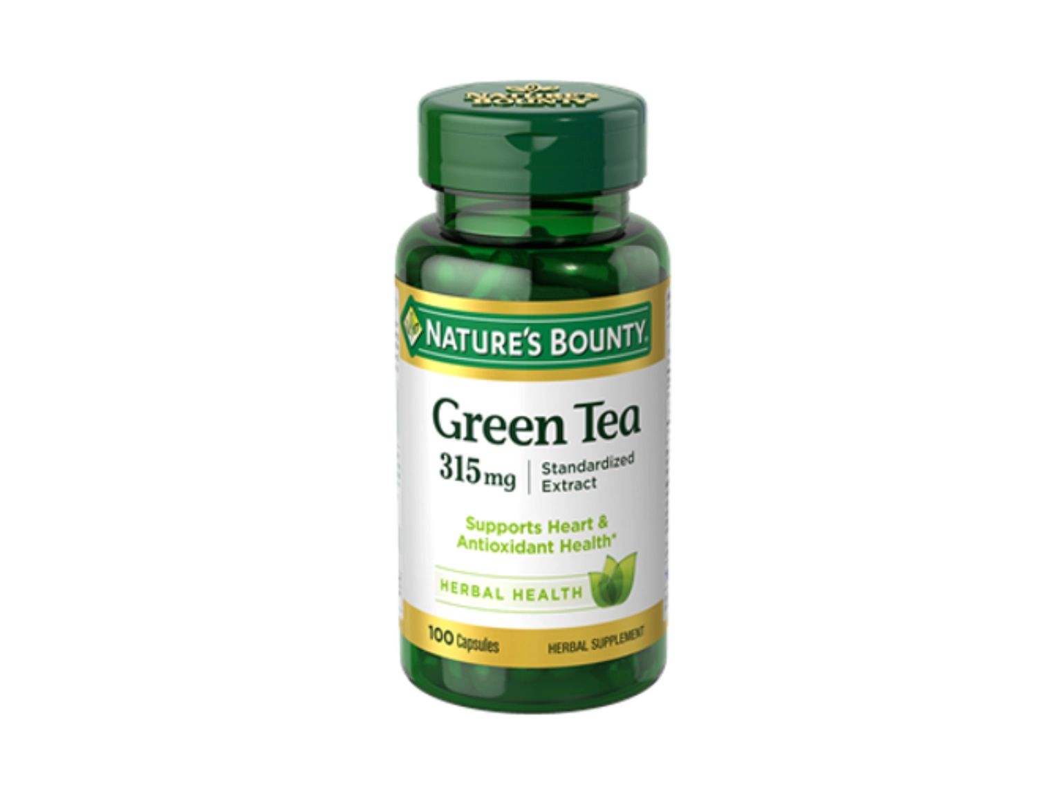 Nature's Bounty Green Tea Extract 315mg - 100 Capsules