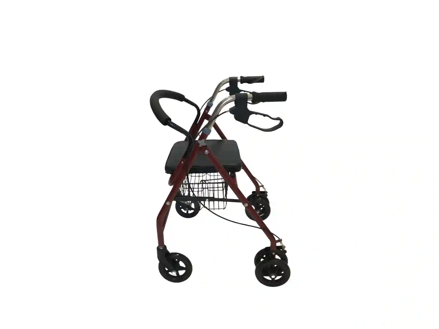 Wange Steel Walking Rollator with Seat