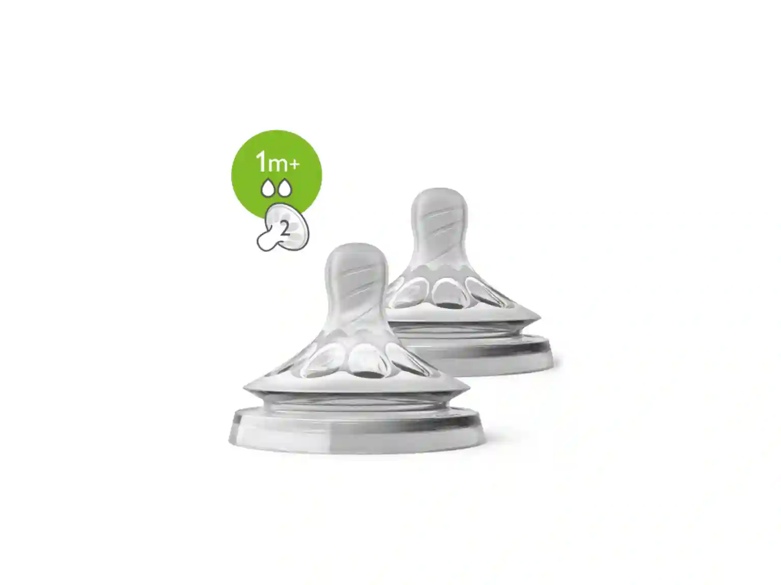 Philips Avent Natural 2.0 Feeding Teats 1m X2