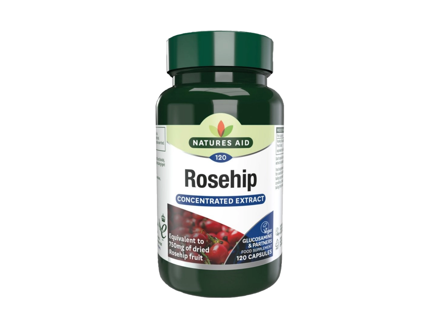 Nature's Aid Rosehip 750mg Equivalent 120 Capsules