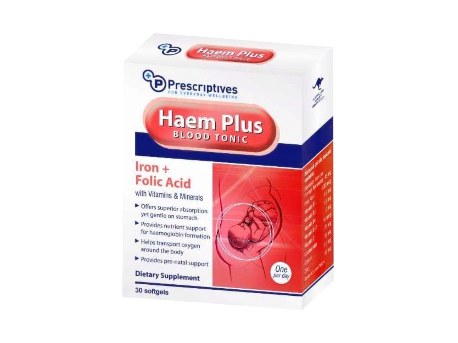 Geltec Haem Plus Blood Tonic - 30 Softlets