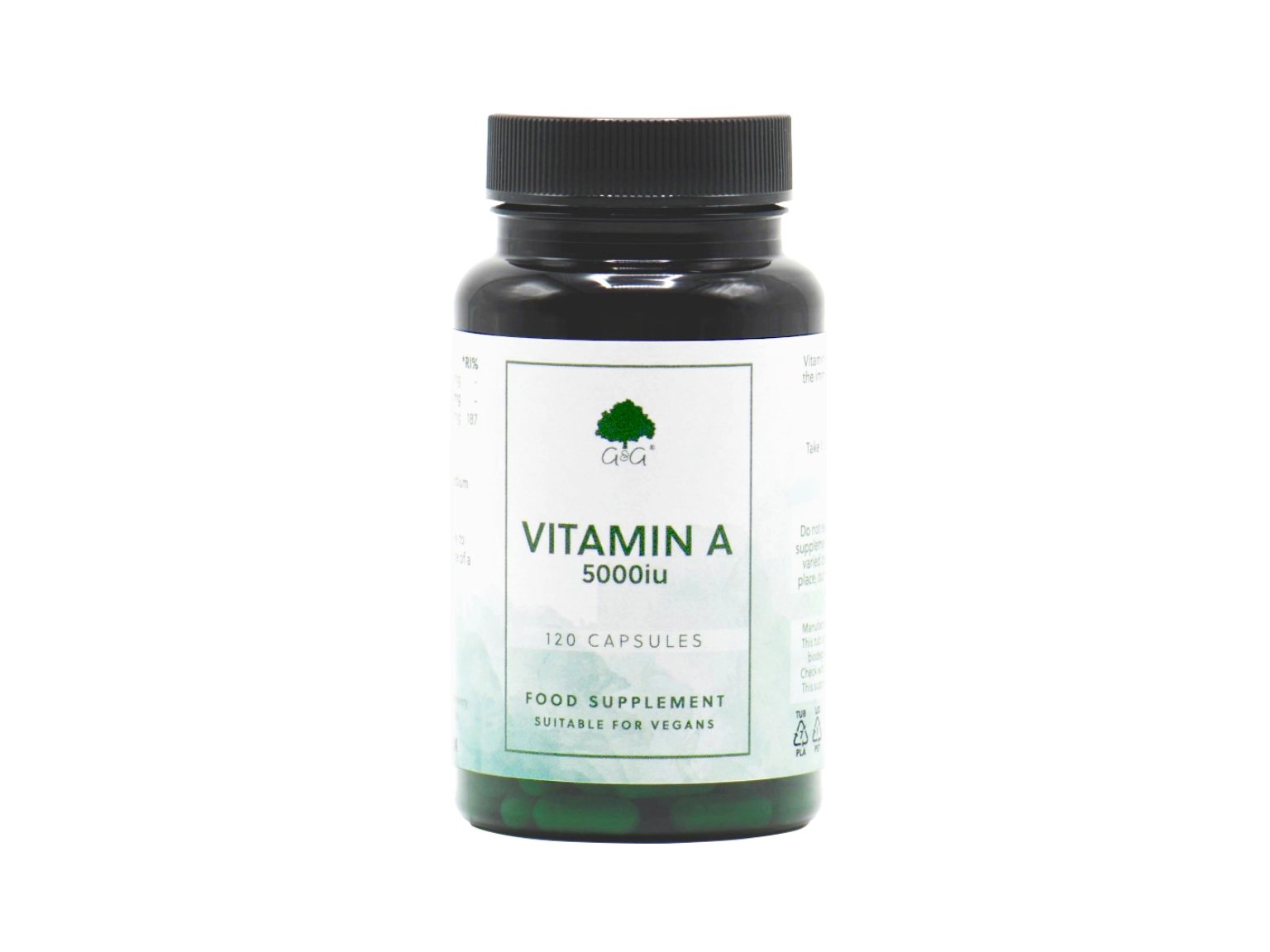 G&G Vitamin A - 5000 IU - 120 Capsules