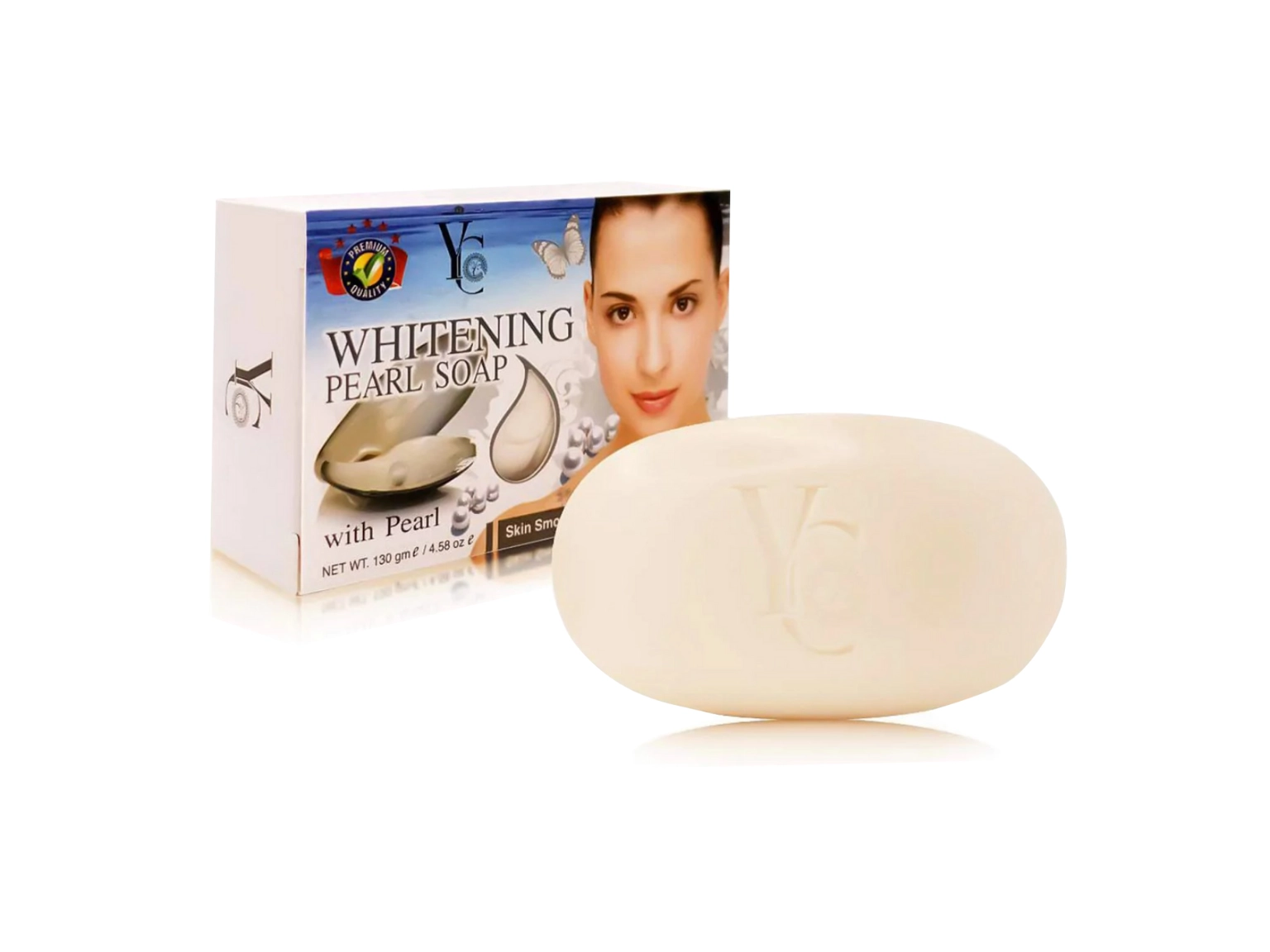 YC Whitening Pearl Soap 130g