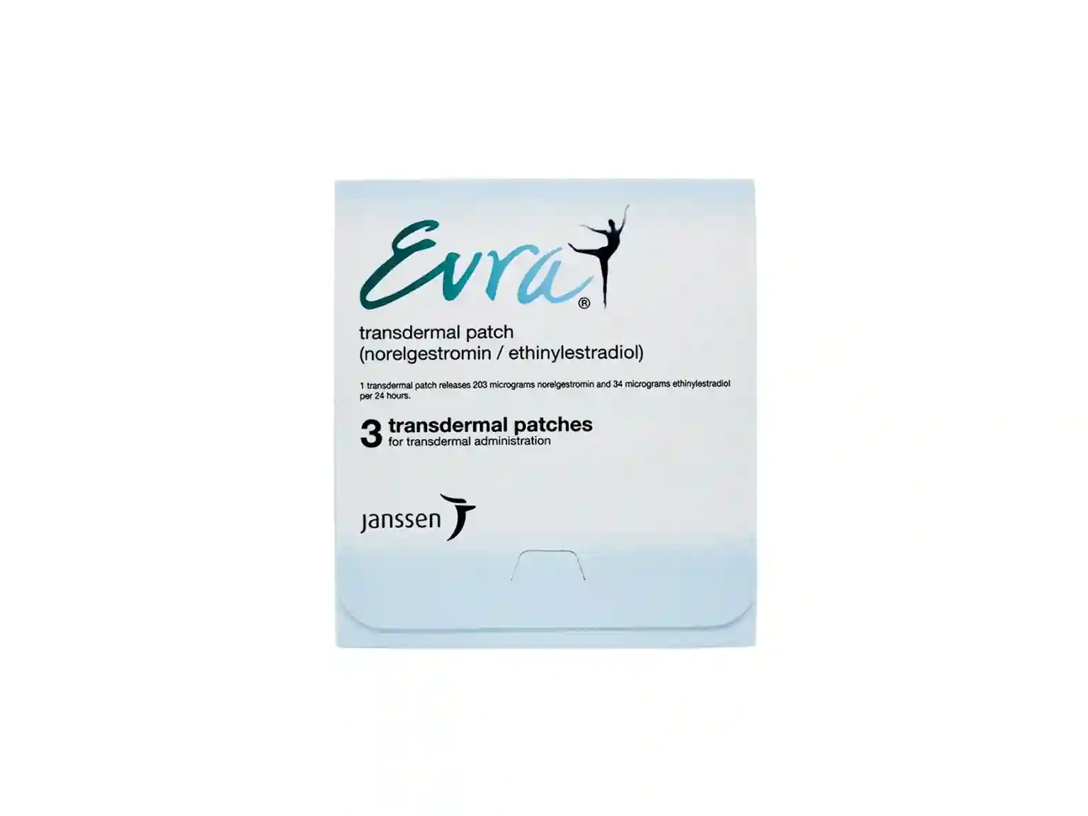 Evra Transdermal Patches - 3 Patches