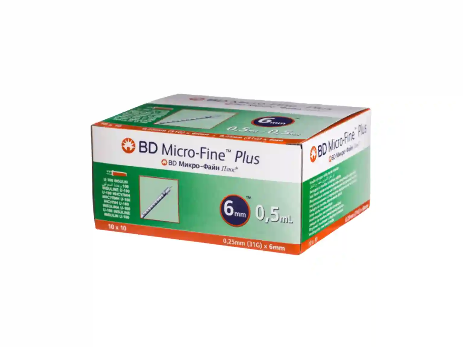 Bd Microfine Plus 0.5ml - 10 Pieces