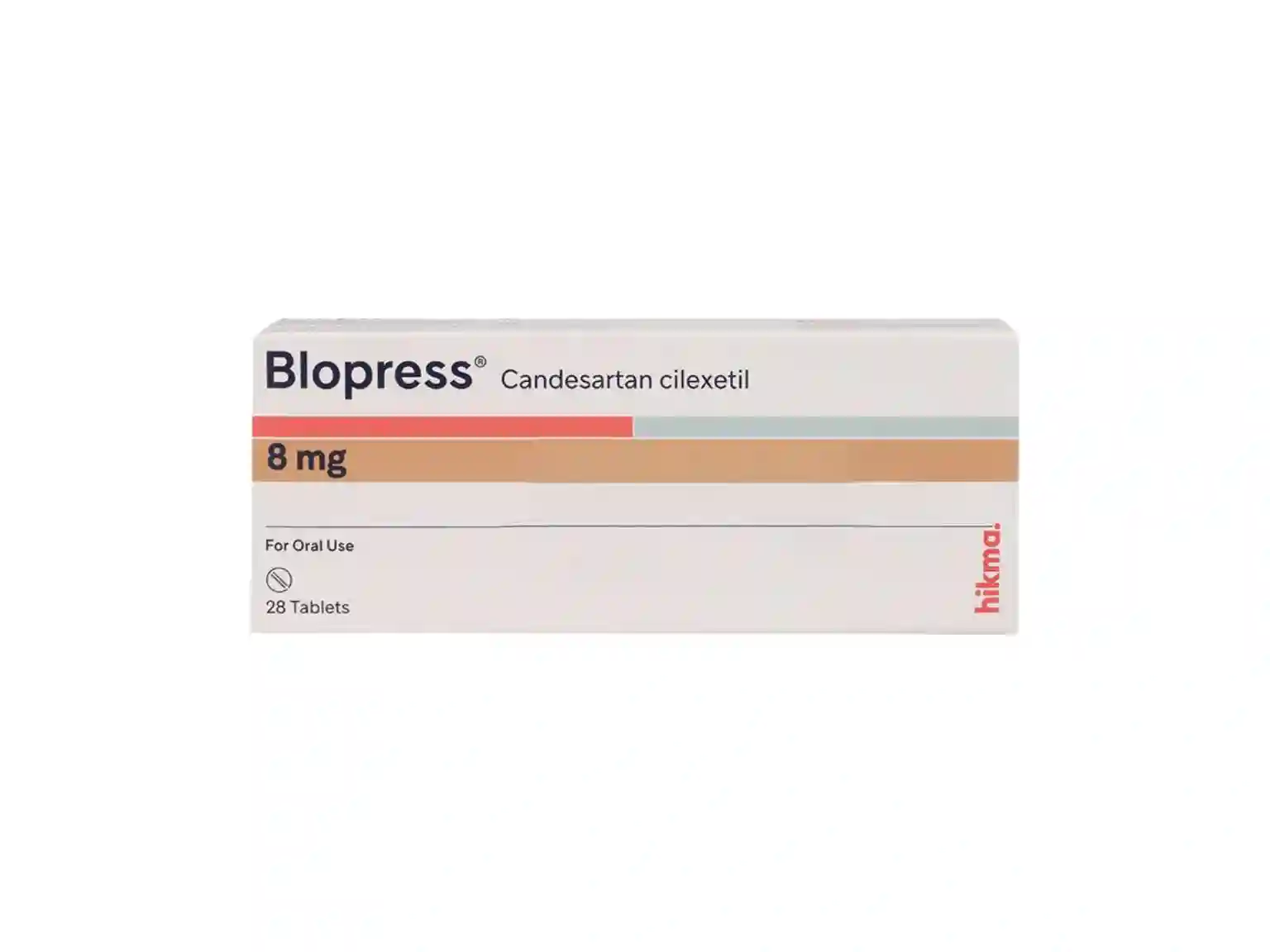 Blopress 8mg - 28 Tablets