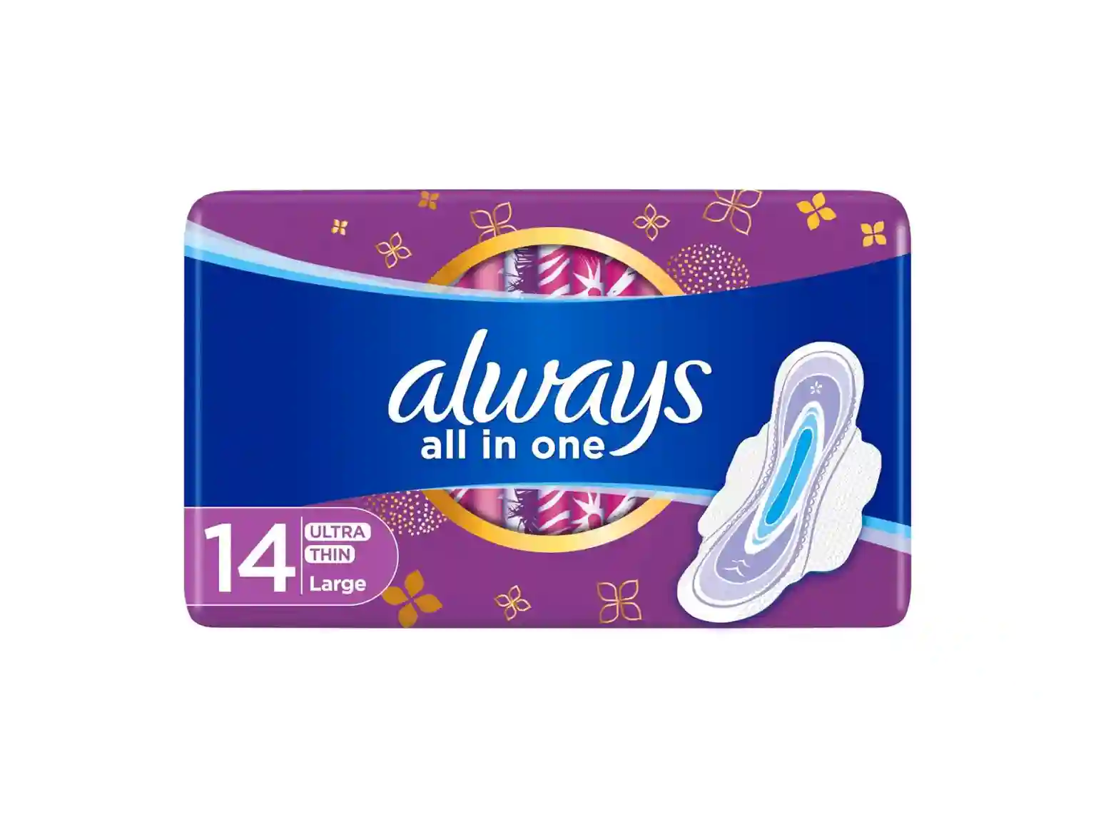 Always Ultra Diamond Long - 14 Pads