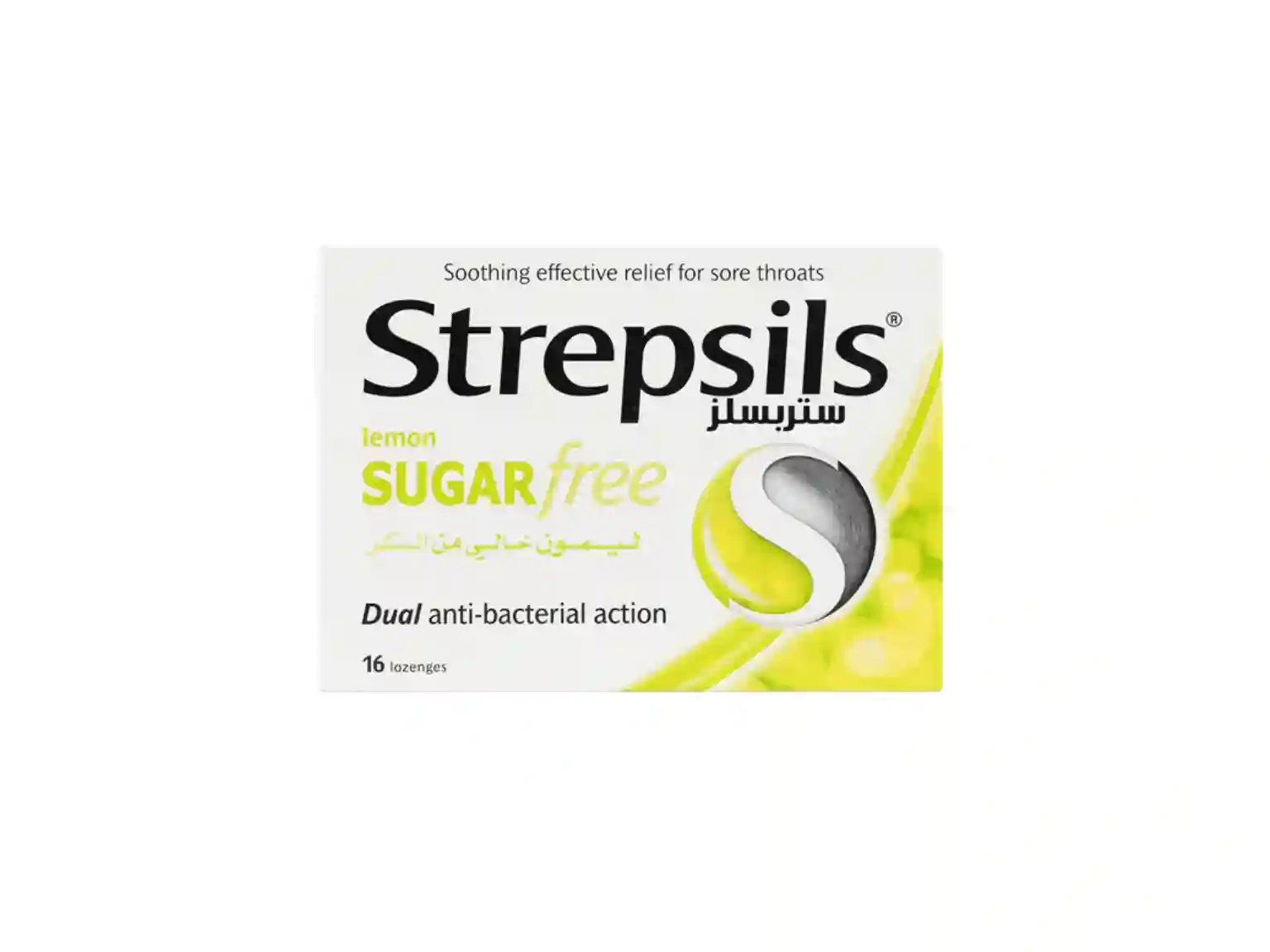 Strepsils Lemon Sugar Free - 16 Lozenges