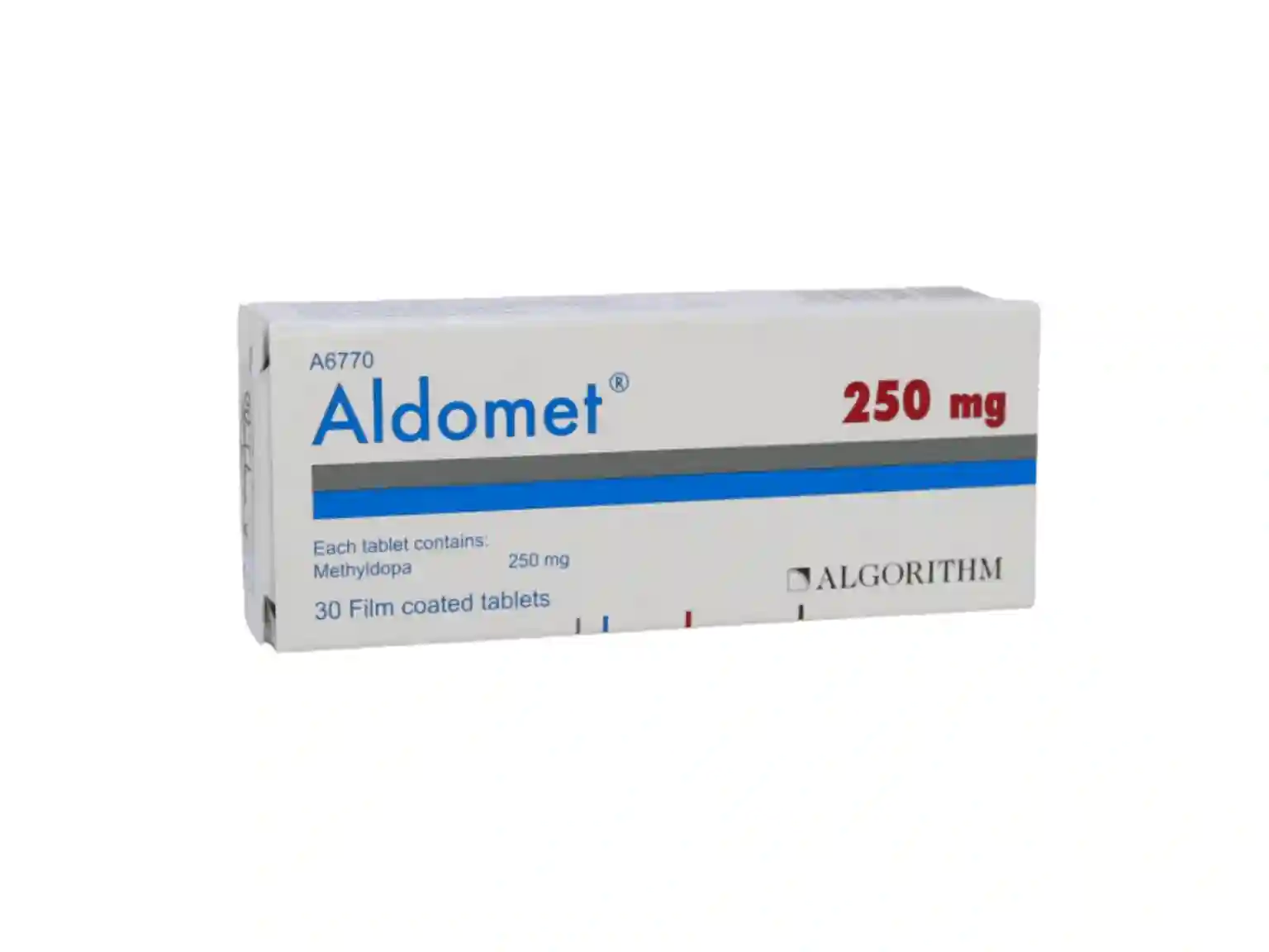 Aldomet 250mg - 30 Tablets