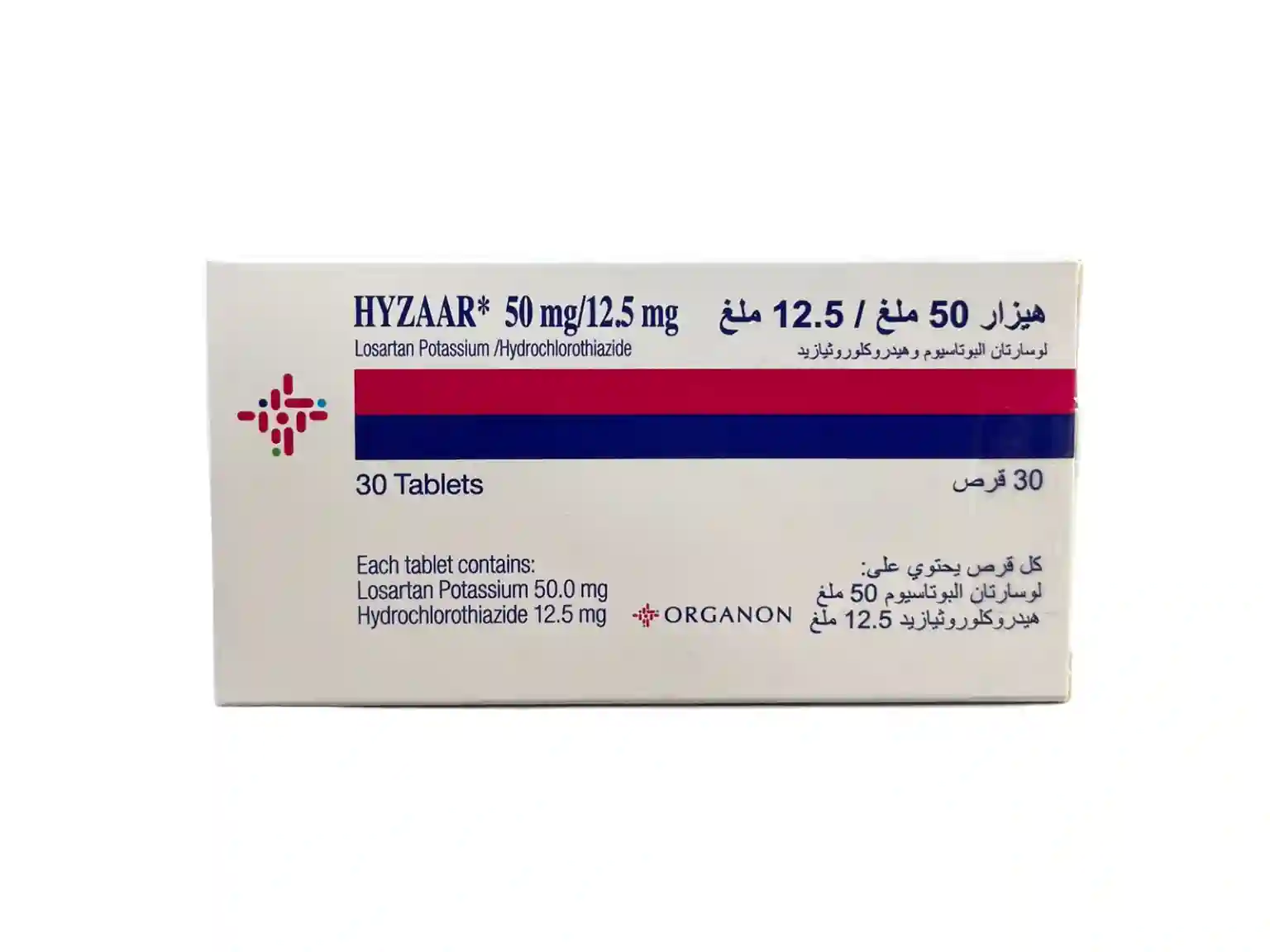 Hyzaar 50/12.5mg - 30 Tablets