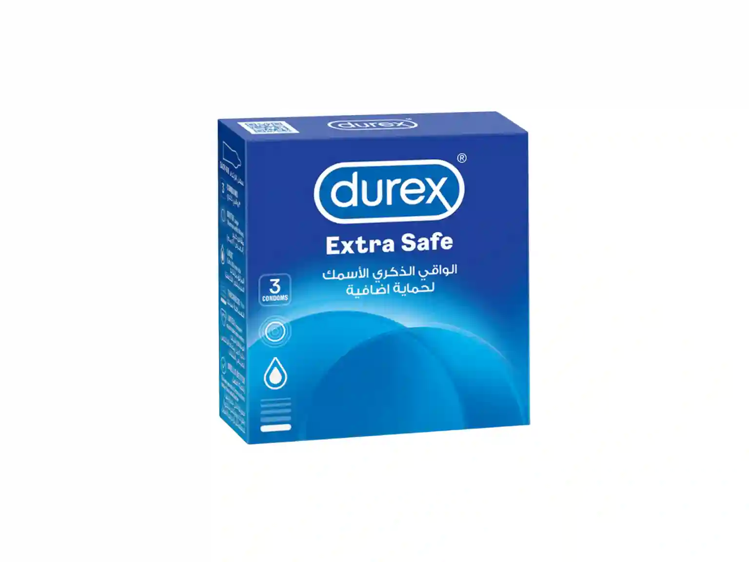 Durex Extra Safe Extra Lubed Condoms 3s
