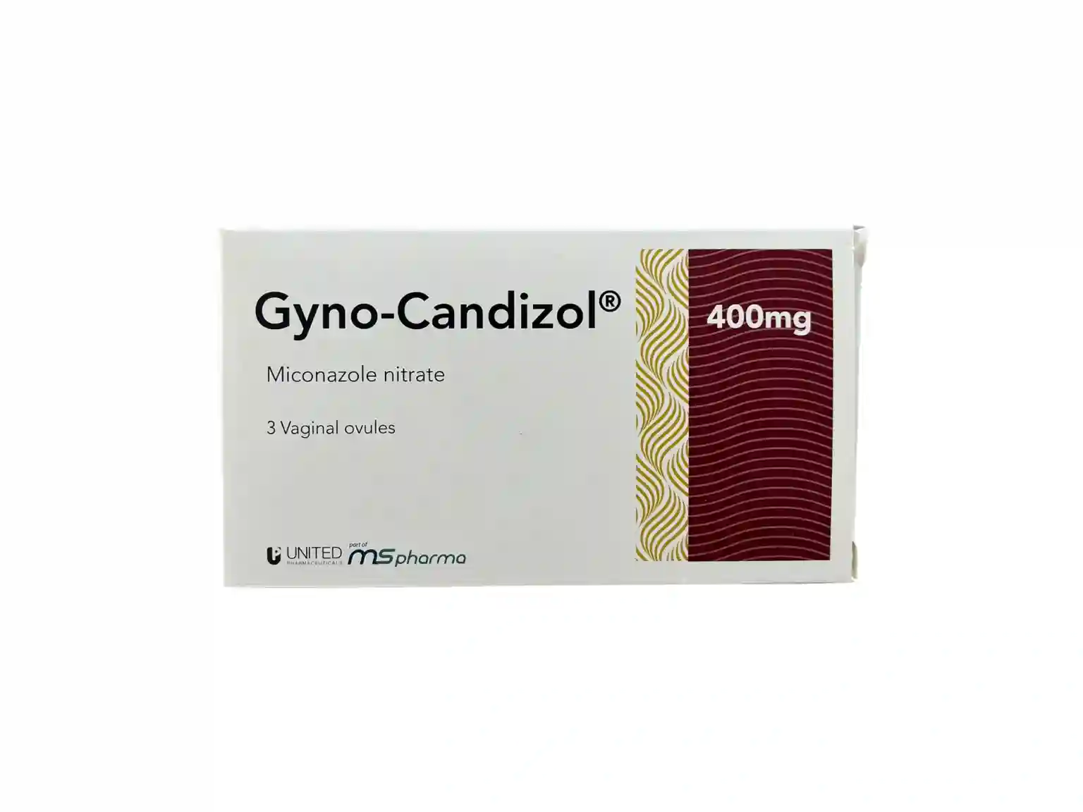 Gyno Candizol 400mg - 3 Vaginal Ovules