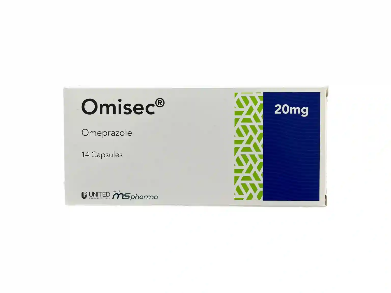 Omisec 20mg - 14 Capsules
