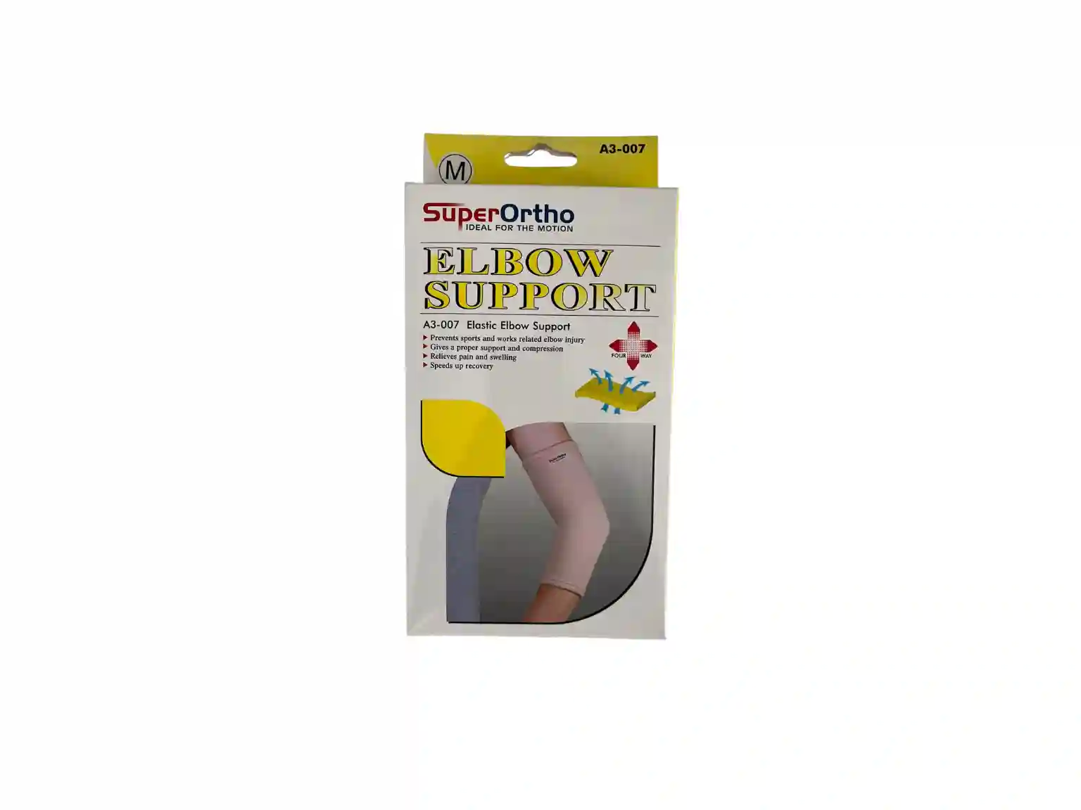 Super Ortho A3-007 Elastic Elbow Support - Beige (M)