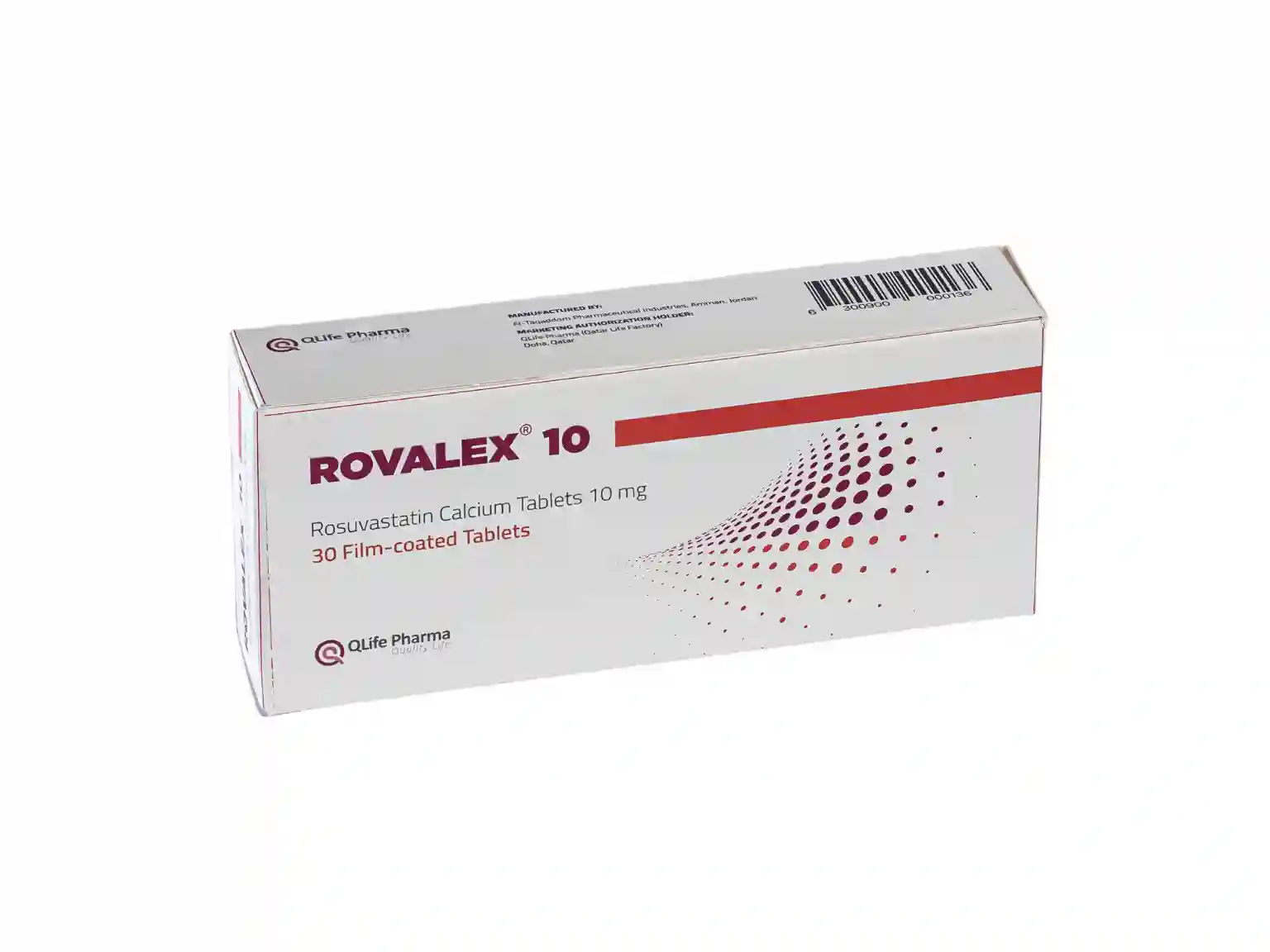 Rovalex 10mg - 30 Tablets