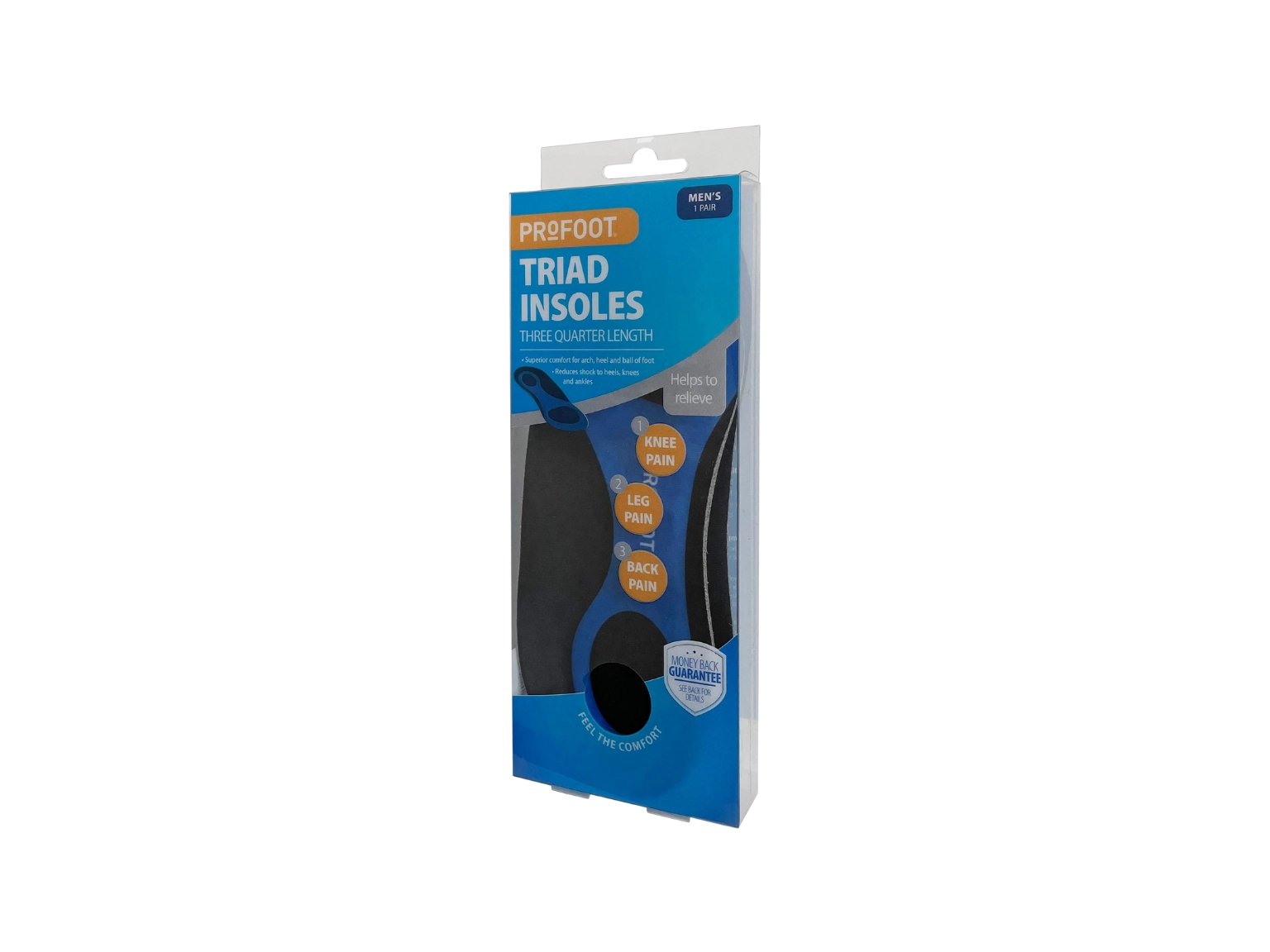 Profoot Triad Insole Men's 1 Pair