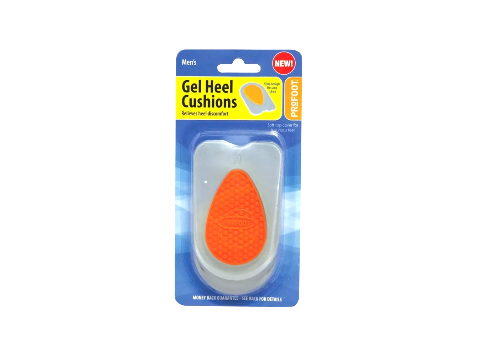 Profoot Gel Heel Cushions Men's 1 Pair