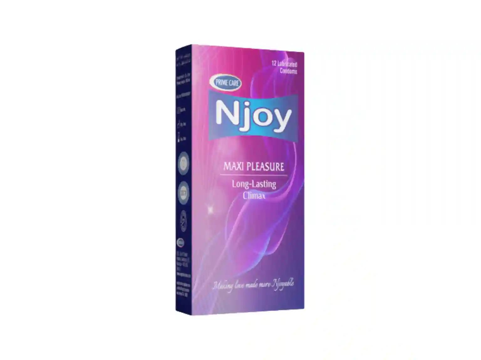 NJoy Maxi Pleasure Condoms 12s