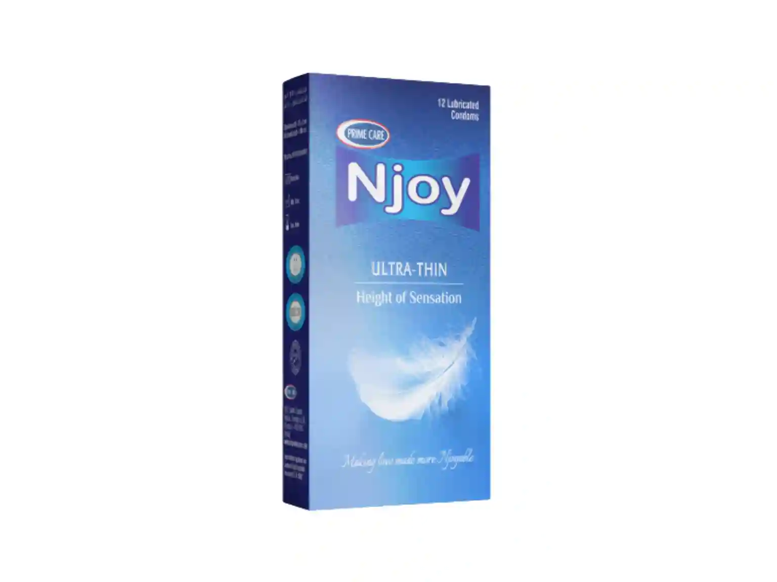 NJoy Ultra-Thin Condoms 12s