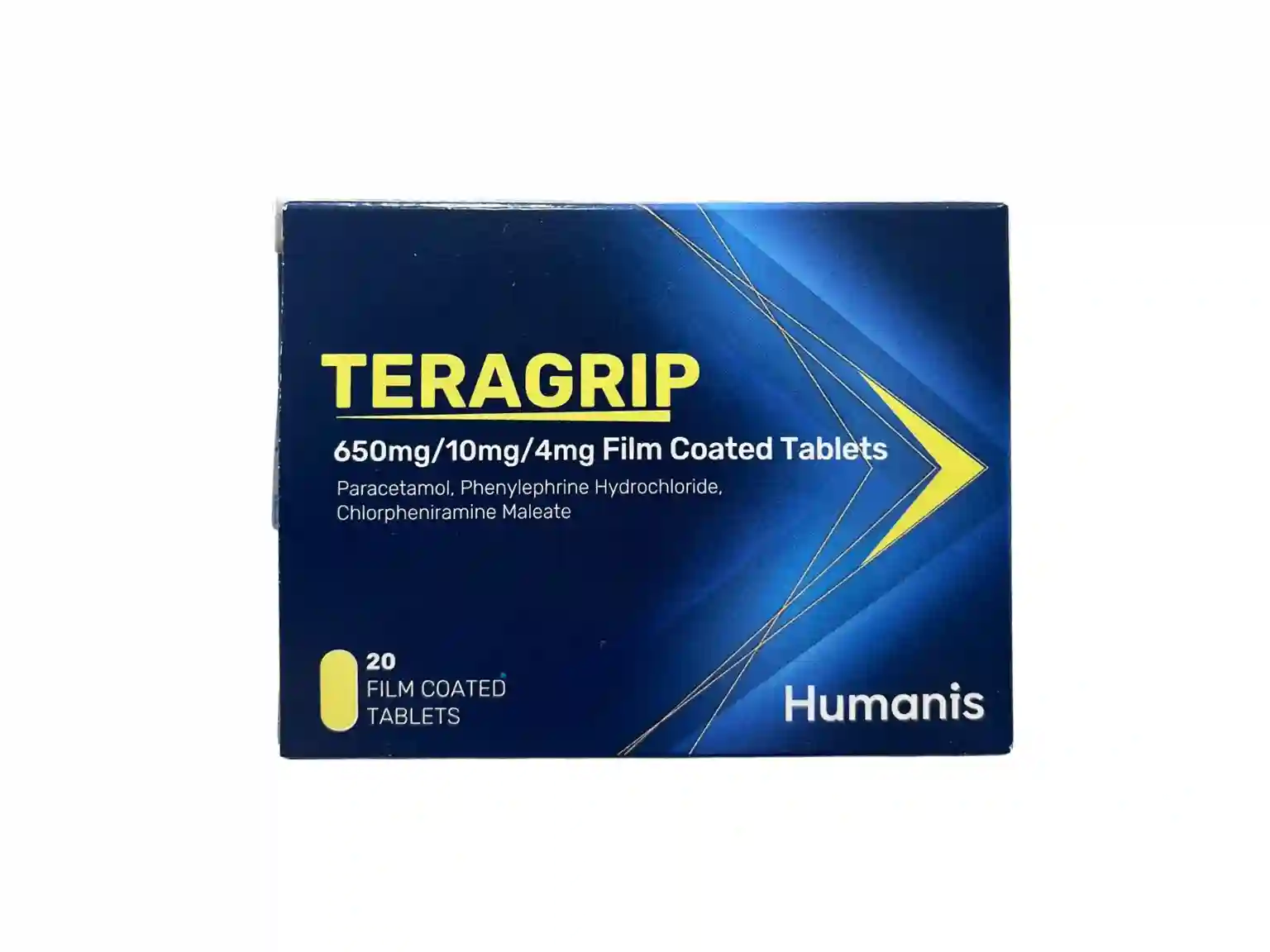 Teragrip 650mg/10mg - 20 Tablets