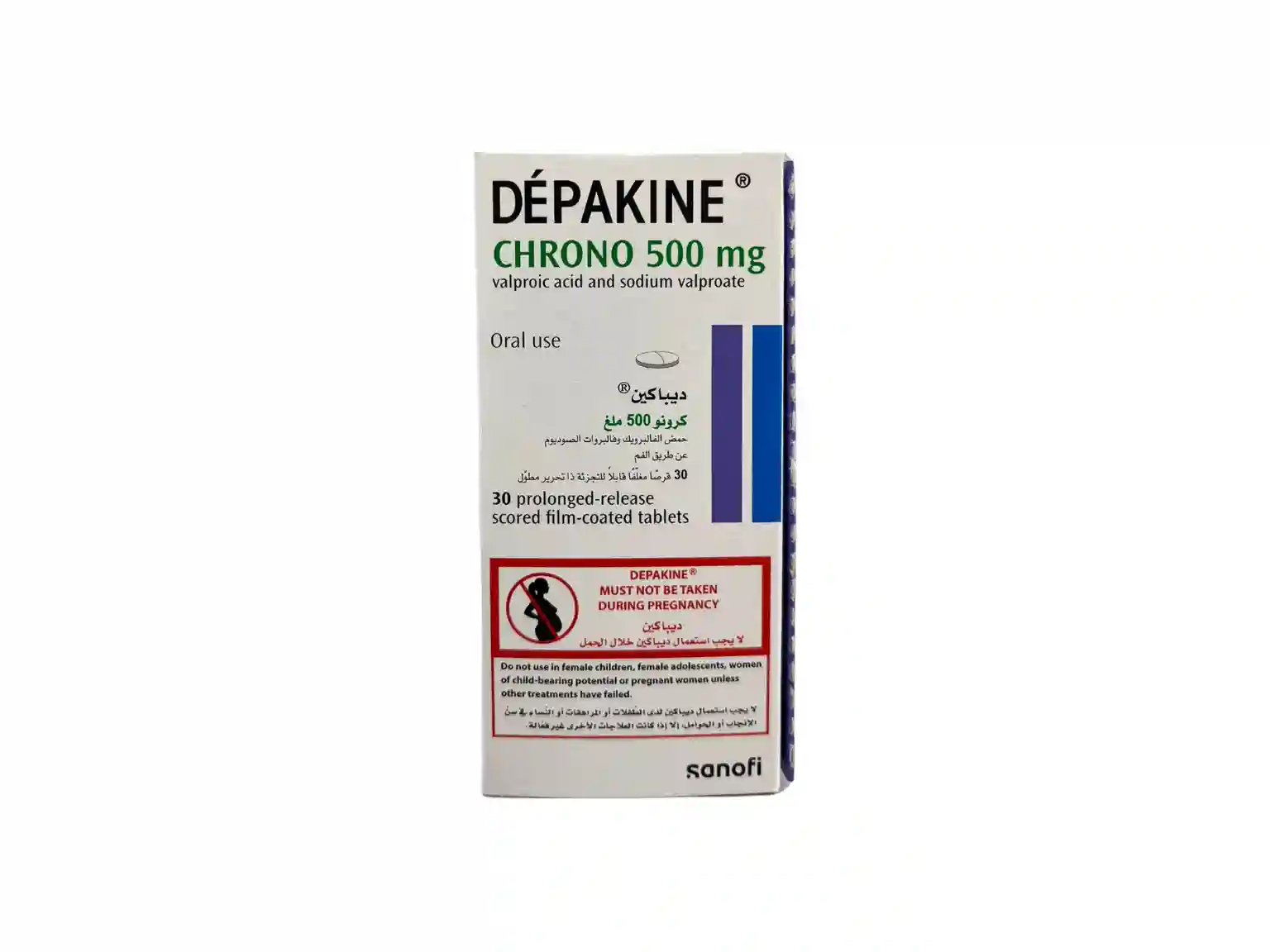 Depakine Chrono 500mg - 30 Tablets