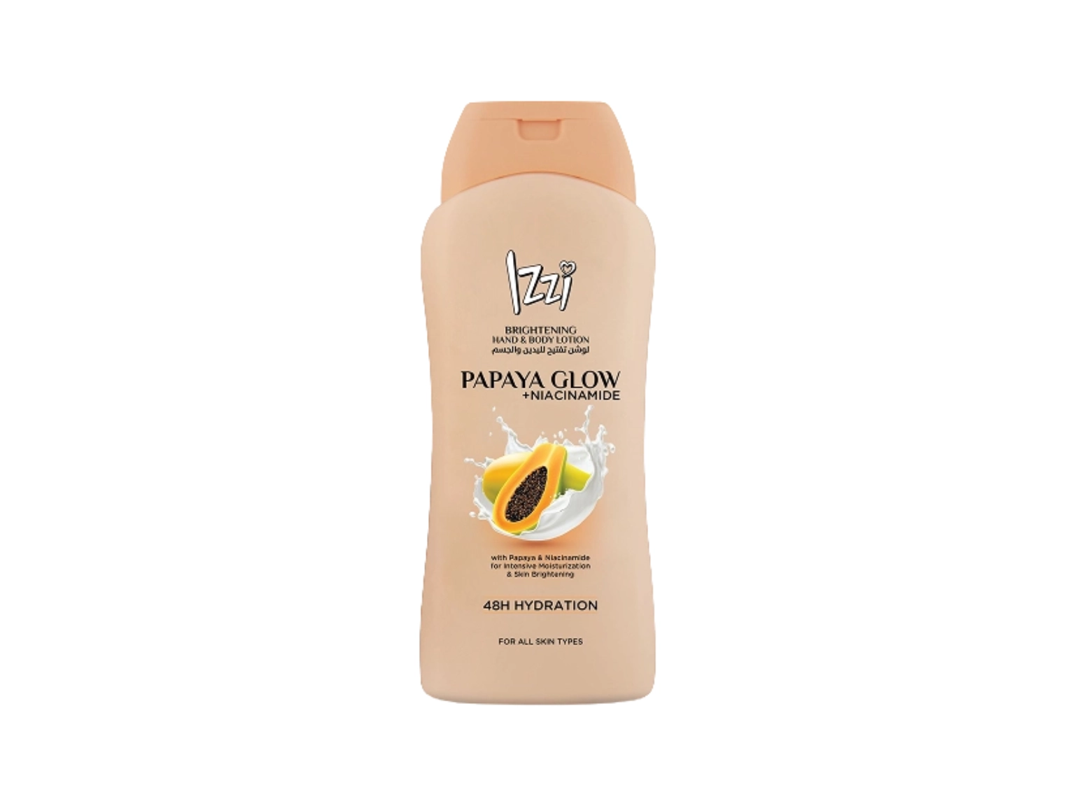 Izzi Papaya Glow Hand & Body Lotion 400ml