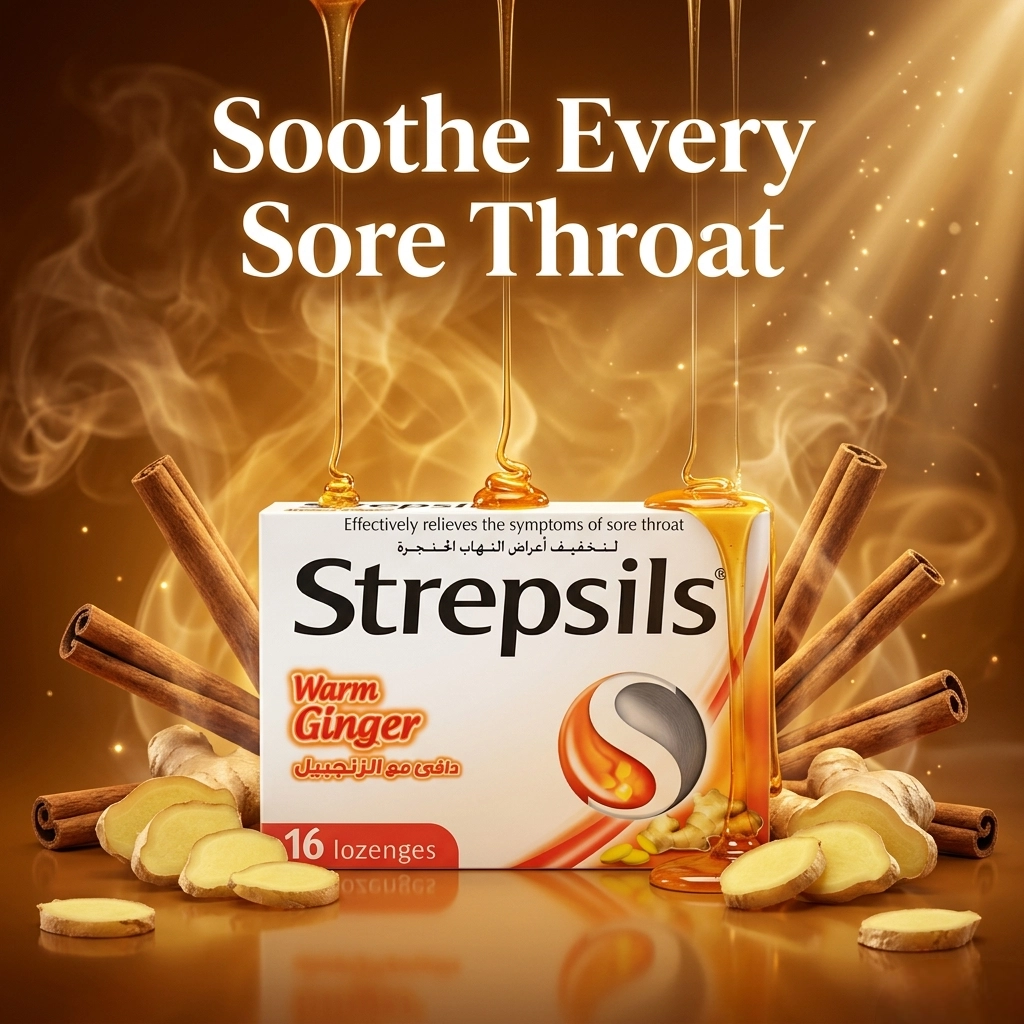 Strepsils Warm Ginger - 16 Lozenges