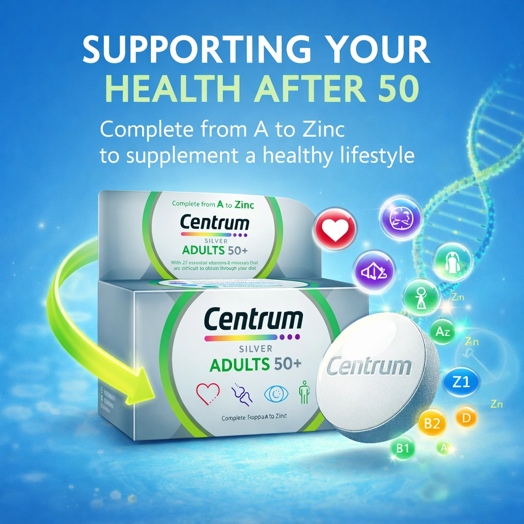 Centrum Silver Adults 50+ 30 Tablets