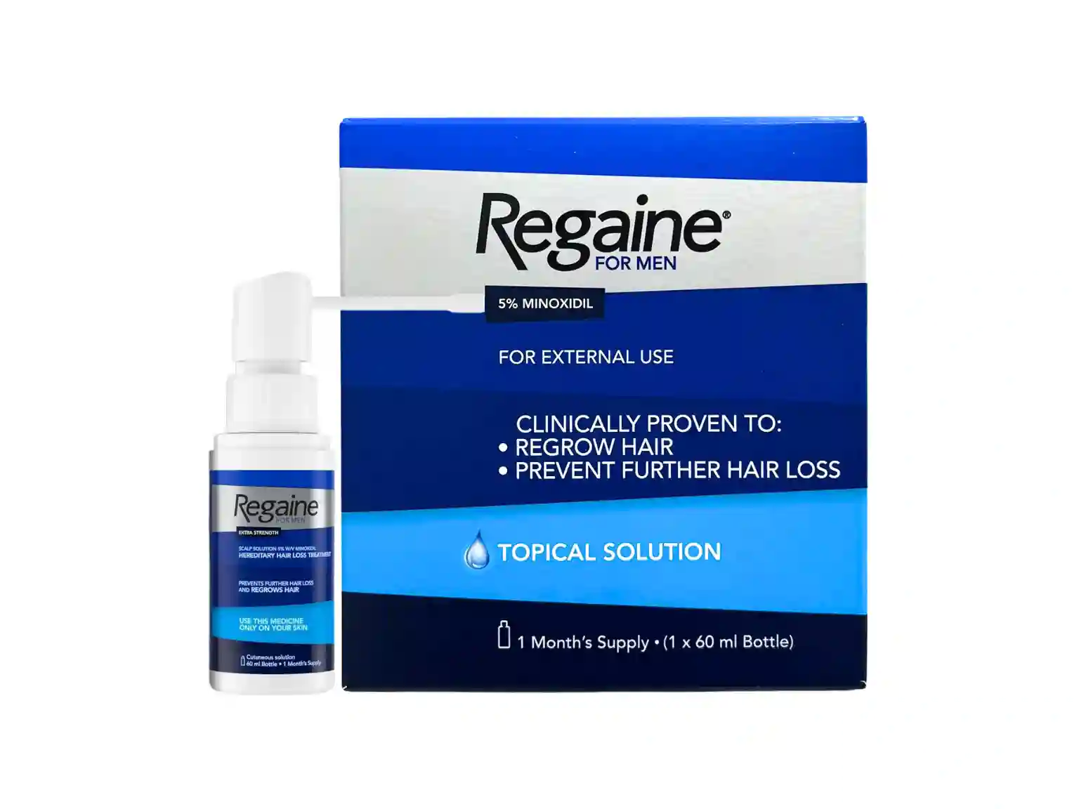 Regaine for Men 5% Minoxidil Topical Solution 1 x 60ml