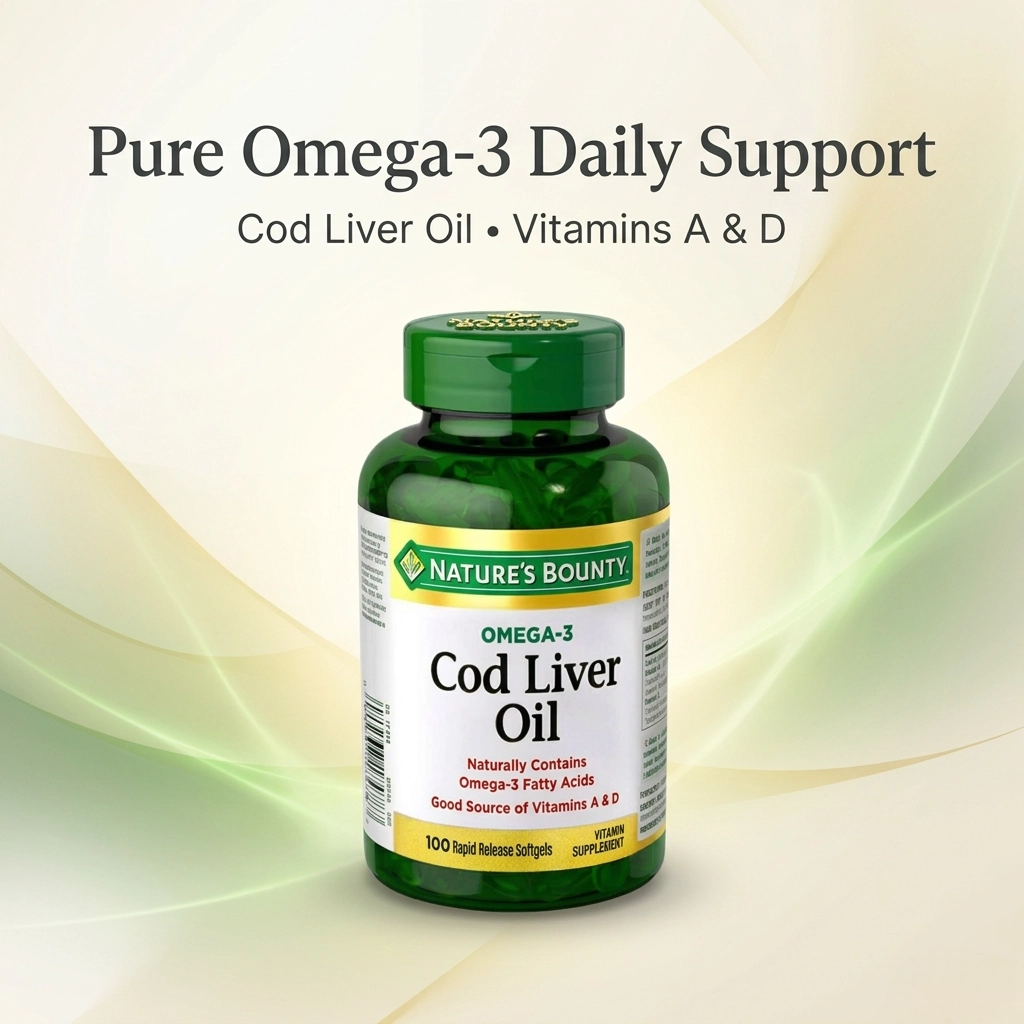 Nature's Bounty COD Liver Oil/Omega 3 - 100 Softgels
