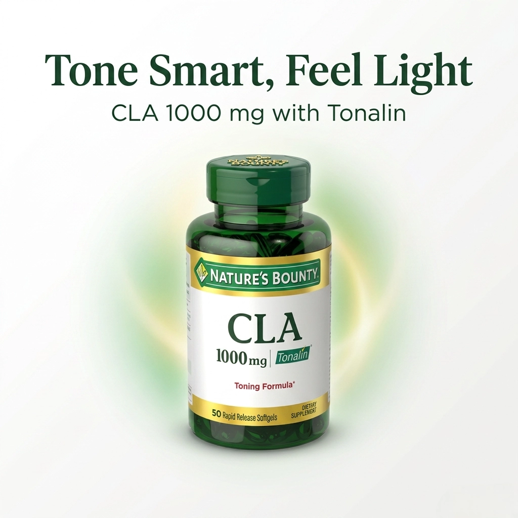 Nature's Bounty CLA 1000mg Tonalin - 50 Softgels