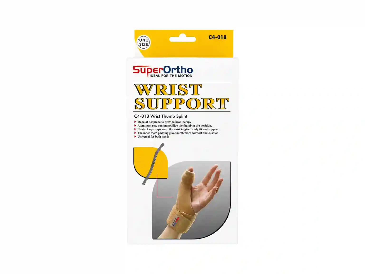 Super Ortho C4-018 Wrist Thumb Splint