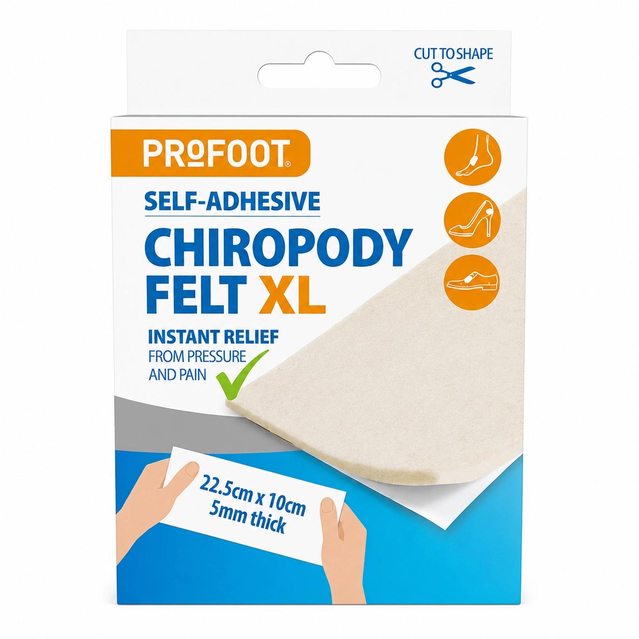 Profoot Chiropody Felt XL