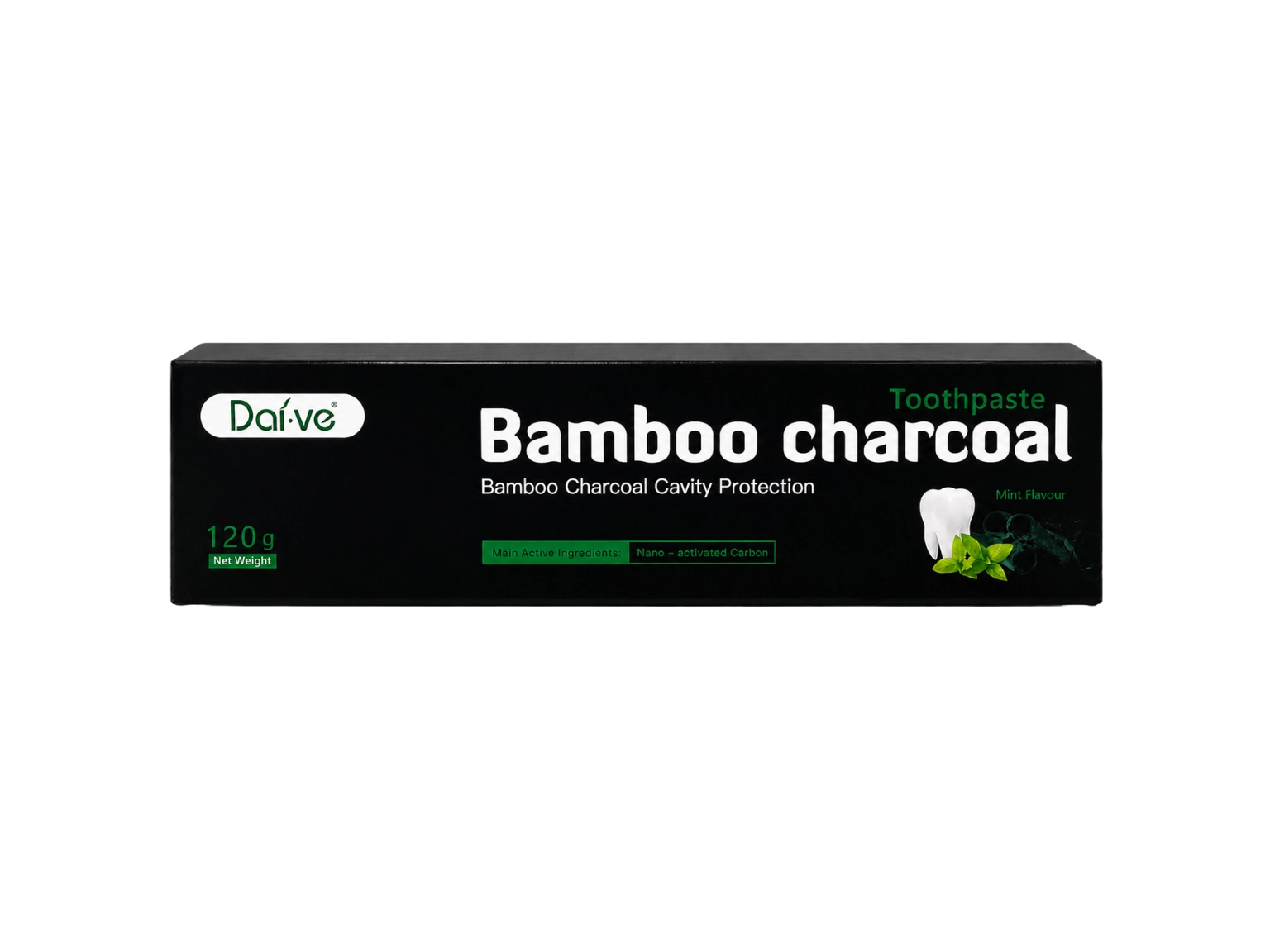 Daive Bamboo Charcoal Toothpaste 120g