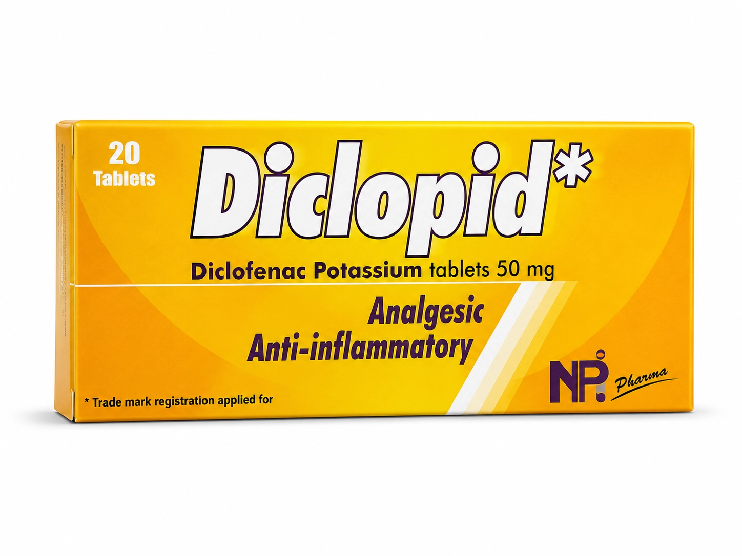 Diclopid 50mg - 20 Tablets