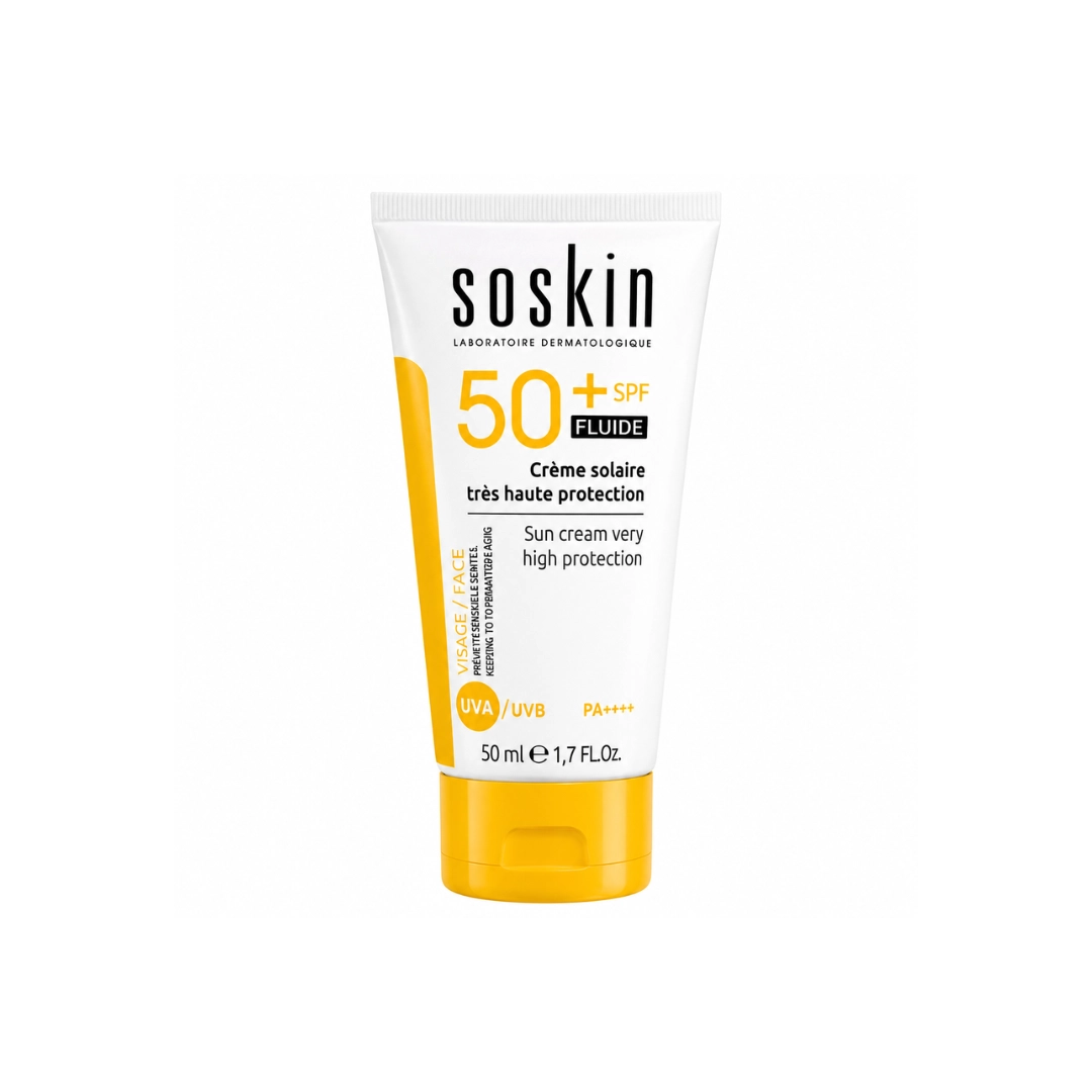 SOSKIN SPF50+ Fluide Sun Cream Very High Protection 50ml
