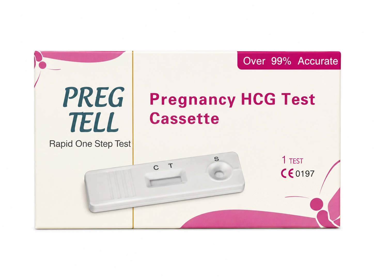 Preg-Tell HCG Pregnancy Test Cassette Type