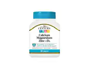 21st Century Calcium, Magnesium, Zinc+D Tablets 90 Pieces