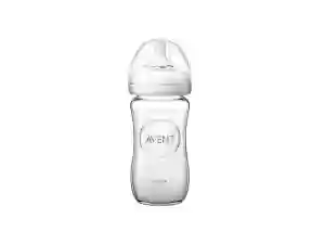 Philips Avent Natural Feeding Glass Bottle 240ml