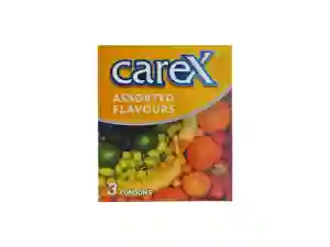 Carex Condom - Assorted Flavours - 3 Pieces