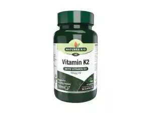 Nature's Aid Vitamin K2 (Mena Q7) - 30 Tablets