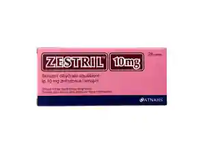 Zestril 10mg - 28 Tablets