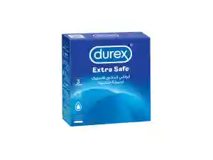 Durex Extra Safe Extra Lubed Condoms 3s