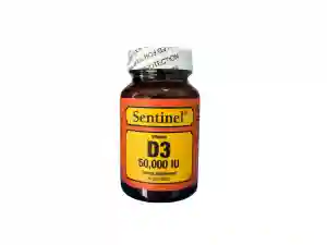 Sentinel Vitamin D3 50000 IU - 30 Capsules