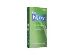 NJoy Multi-Textured Condoms 12s