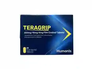 Teragrip 650mg/10mg - 20 Tablets