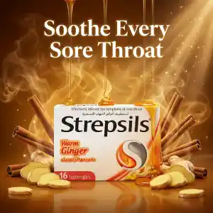 Strepsils Warm Ginger - 16 Lozenges
